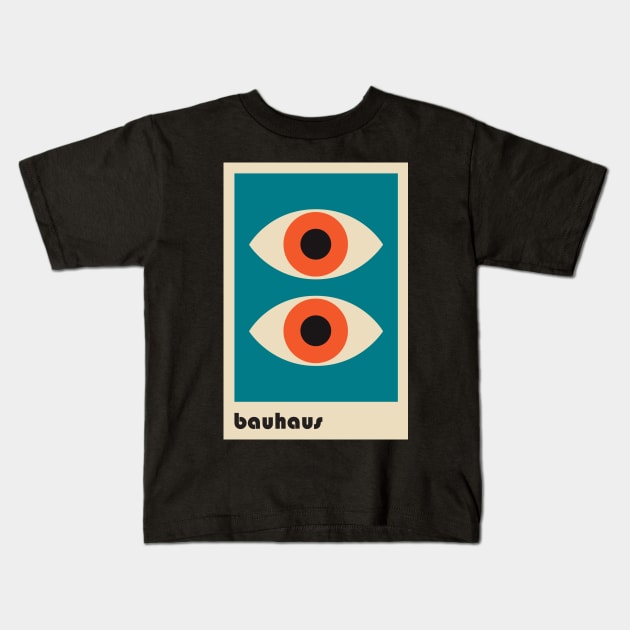 Bauhaus #51 Kids T-Shirt by GoodMoreInc